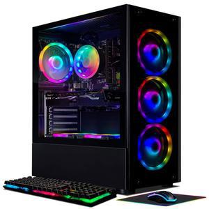 STGAubron 게이밍 PC 데스크탑, GeForce RTX 2060 슈퍼 8G GDDR6, 인텔 코어 i7-6700 최대 4 0G, 32G DDR4, 1T SSD, 600M WiFi, BT 5 0, RGB 팬 x 6, Windows 10