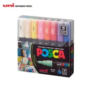 유니 포스카 0.7mm 16색세트/PC-1M 16C