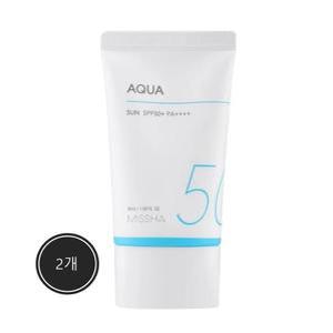 [2개] MISSHA 미샤 올 어라운드 세이프 블록 아쿠아 선 50ml SPF50+, PA++++