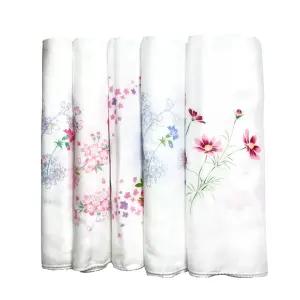 일본 최고급 가제(거즈)수건 5가지 무늬 중 랜덤발송 1개 목수건 아기수건