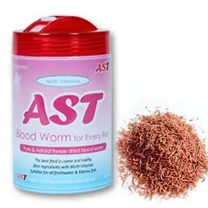 AST (히카리) 건조장구벌레 12g 통 / 리필팩 건짱 블러드웜 짱구벌레 구피 베타 열대어 거북이 파충류 먹이 사료 수족관 관상어