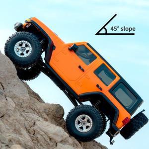 JJRC C8801 1:18 RC 자동차 풀 스케일 랭글러 등반 오프로드 자동차 지프 모델 자동차 전면 및 후면 충격