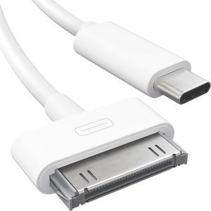 30핀케이블 30Pin To USB C Adapter Charging Data Cable  IPhone 4 4S 3GS IPad 3 2 1 IPod USBC Type C T