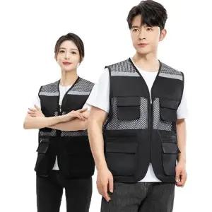 여름 망사 반사가드 시원한 작업 조끼