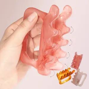 이세희 괄사 마사지기 머리 두피 바디 승모근 종아리 림프순환 밀랍수지