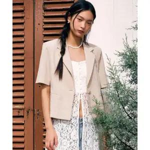 미쏘 MIXXO 싱글 원버튼 자켓 MIWJKF70PB