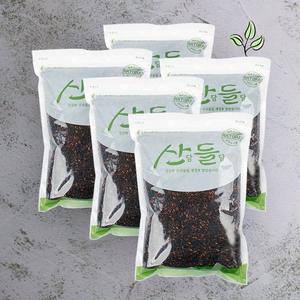 [예찬愛][산담들담] 우리잡곡 찰흑미1kgx5팩(5kg)