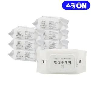 살림비책 매일 한장 수세미 40매 7개 세제 일체형 뽑아쓰는 일회용 쇼핑온