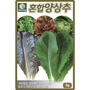 다농 혼합양상추 씨앗 3g 5종 혼합 양상추씨 쌈채소 종자