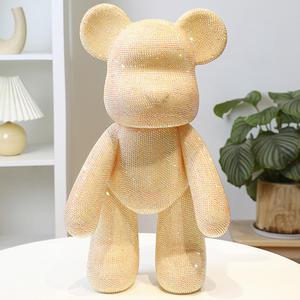 큐빅 베어브릭 피규어 인형 DIY 취미 인테리어 소품 장식(g. 기본형 소형 18cm)