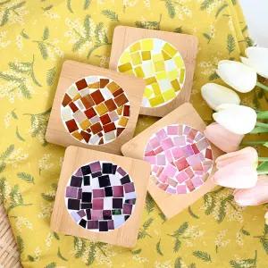 아트앤허그 DIY 햇살 컵받침 만들기 폐유리 새활용 업사이클링 키트(만들기영상 포함)