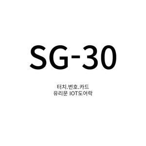 혜강 솔리티 IOT SG-30 번호키 카드키 유리문전용 강화도어 강화유리 상가
