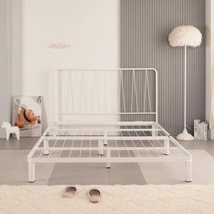 [우아미]체인 디자인 철제 침대 프레임 SS
