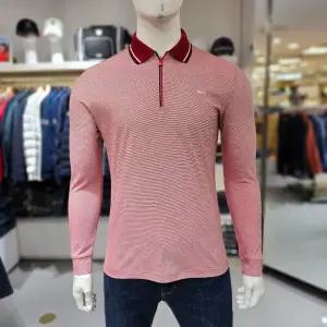 [루이까스텔]남성 스트라이프 반지퍼 티셔츠/7MDTS303R_BP