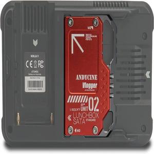 ANDYCINE 런치 박스 II 마그날륨 케이스 SATA SSD용 아토모스 닌자 V/V + 부착물