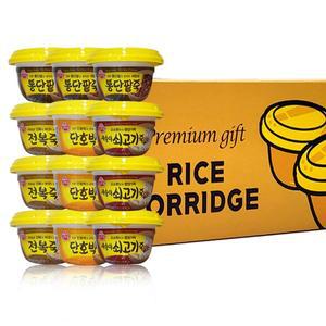 [오뚜기]올따옴) 오뚜기 용기죽 일반박스(쇠고기죽+단호박죽+통단팥죽+전복죽)각3입 총12입