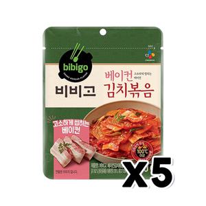 [기타]비비고 베이컨김치볶음 상온보관 70g x 5개