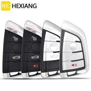 HE Xiang 차 키 쉘 케이스 호환 BMW X1 X3 X5 X6 시리즈 1 2 5 7 F15F16 E53 E70 E39 F10 F30 F48 F39 G30