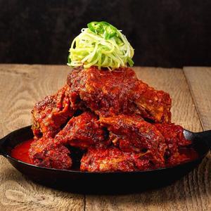 [신세계라이브쇼핑][가온밥상] 초간편 조리 입에착! 강력중독 매운 뼈찜 1KG + 1KG 세트 구성