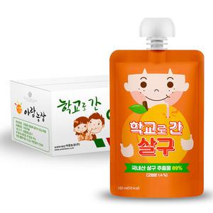 학교로 간 살구 100ml 40팩 어린이음료 아기주스