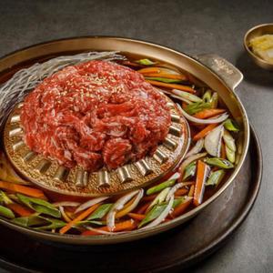 [백년가게] 주왕산가든 한우불고기 전골 밀키트 750g (3인분) 매장직송