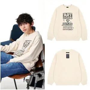 갤러리아 AZA1TS01YE 아트 포스터 옐로우 맨투맨