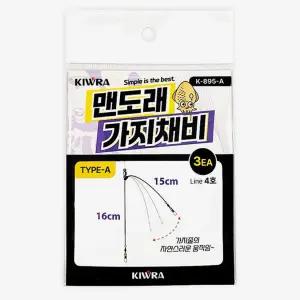 키우라 맨도래 가지채비 K-895 쭈꾸미 갑오징어 채비
