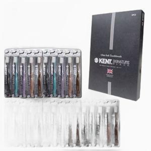(NS홈쇼핑)켄트 시즌3 시그니처 블랙 초극세모 칫솔 25P+칫솔케이스 1개(블루/투명 중 랜덤)+켄트쇼핑..