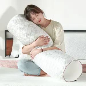 조은자리 여름 냉감 쿨 바디필로우 긴 쿠션 안고자는 죽부인 롱쿠션 베개 듀라론 커버