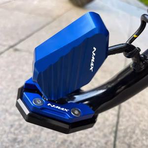 야마하 Nmax 야마하 AEROX155 XMAX 250 300 Nmax 155 Nmax 액세서리 킥스탠드 사이드 스탠드 익스텐션 패드 확대기 플레이트