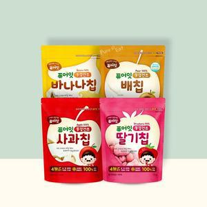 동결건조 과일칩 아이과자 4가지 맛  과일100  간식