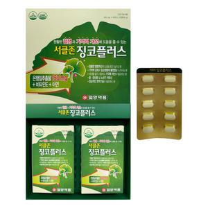일양약품 서클존 징코플러스 500mg x 120정 1개 / 써클