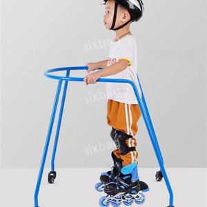 롤러 스케이트 보조장치 바퀴 연습 안전바 초보 장비 S 보호구