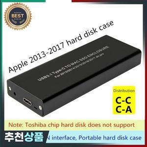 Macbook SSD 인클로저 케이스 Apple Air Pro Retina 2013 USB 3.2-MAC 하드 디스크 박스 NVME