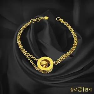[종로금1번가]여자 순금 팔찌 러브  3.75g