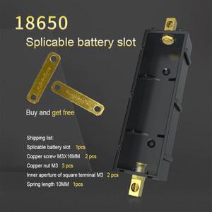 Splicable 배터리 슬롯/21700/18650 케이스/무납땜 리튬 박스 홀더 전자 고전류 구리 기둥