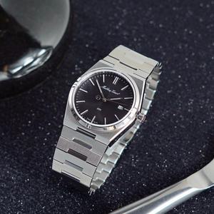 Mathey tissot Zeus 스위스시계 남자 정장 메탈 시계 블랙