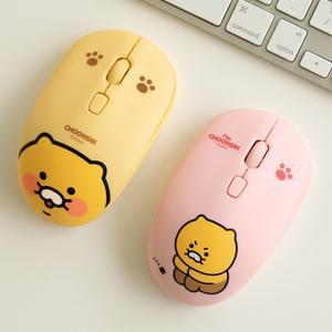 카카오프렌즈 춘식이 무선마우스 미소 열심 휴대용 노트북용 저소음 무소음 가벼운그립감 캐릭터