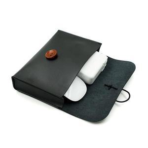 여행 USB 데이터 케이블 마우스 정리함 전자 가제트 가방 PU 가죽 파우치 충전기 저장