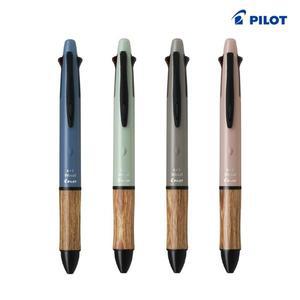 파이롯트 4+1 우드 어스 멀티펜 한정판 4색 볼펜+샤프 0.5mm