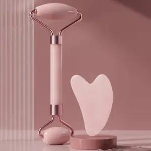정수몰 하트 괄사 마사지 림프순환 마사지기 얼굴 도자기 바디 빗