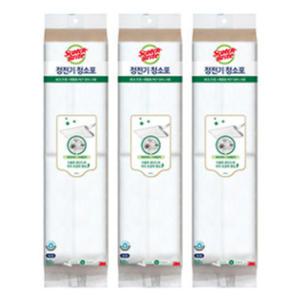 3M 대형 정전기 청소포 재활용 PET 마른 걸레 60매 X3 BNS