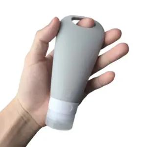 소분 여행용 튜브용기 실리콘 90ml 공병 고리형 샴푸