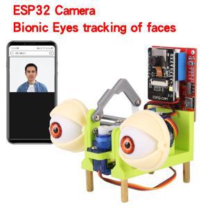 WatchEye ESP32 카메라 생체 공학 눈 얼굴 추적 카메라 얼굴 추적 ESP32CAM 눈 Diy 키트 오픈 소스 로봇 프