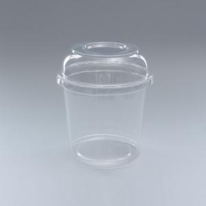 [BR] 24온스 과일 푸딩컵 용기+돔 뚜껑 (DC24S/700ml/투명) 500개 세트