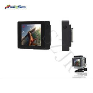 Anordsem 액세서리 LCD 백팩 디스플레이 화면, Go pro Hero 3 +/4 용 외부 스포츠 카메라 마운트