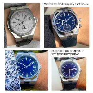 빠른 릴리스 7mm 24mm 25mm 진짜 가죽 시계 스트랩 Vacheron Constantin 4500V 7900V 5500V 해외 25mm 시계