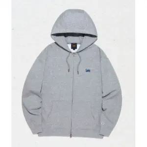 매장정품 LEE 스몰 트위치 로고 후드 집업 그레이 LE2501HZ01GR 326678