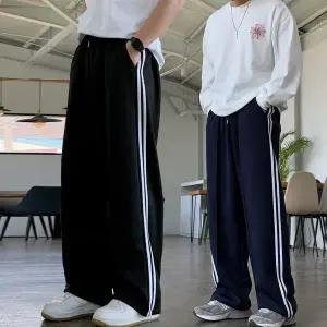 더블 트랙 밴딩 벌룬 와이드 트레이닝 팬츠 3colors