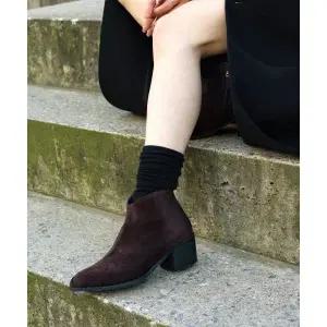 CESTI 스웨이드 매니쉬컷 앵클부츠BROWN 910842